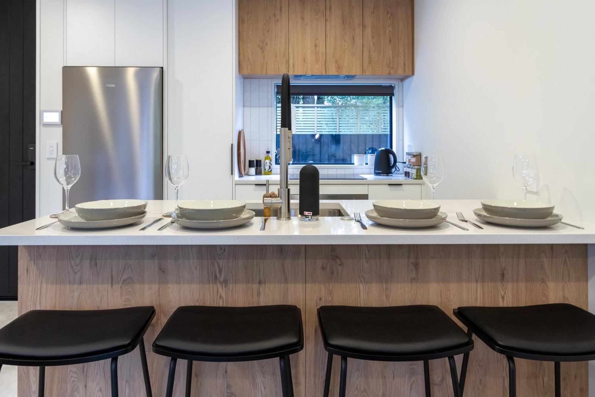 Merivale Gem: 2Br Townhouse Oasis Christchurch Eksteriør billede